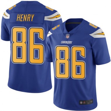 Los Angeles Chargers NFL Football Hunter Henry Electric Blue Jersey Youth Limited #86 Rush Vapor Untouchable